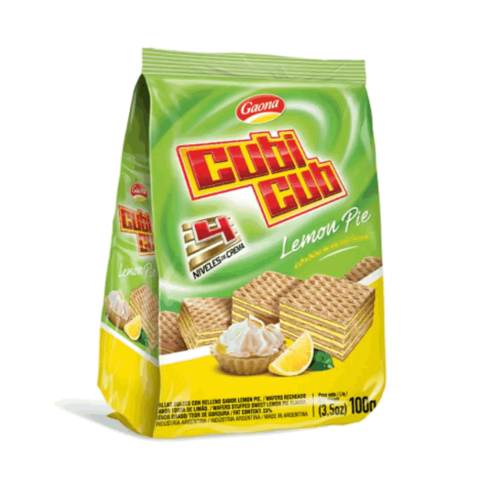 GALLETITA CUBICLUB LEMON PIE 100g