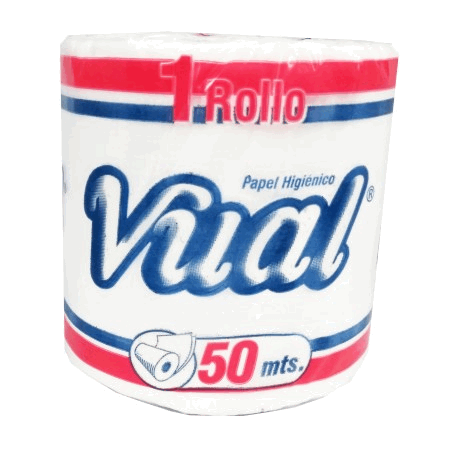 PAPEL HIG VUAL BLANCO x 50 mts