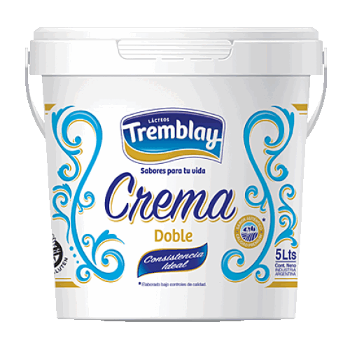 CREMA DOBLE TREMBLAY 5L.