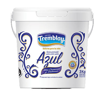 PASTA TREMBLAY AZUL BALDE 3KG.