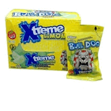 PASTILLAS BULLDOG ACIDAS LIMON 30g x 12u