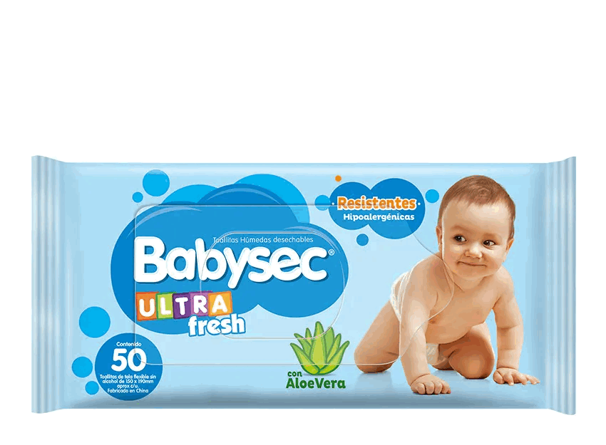 TOALLITAS HUMEDAS BABYSEC ULTRA FRESH x50u.