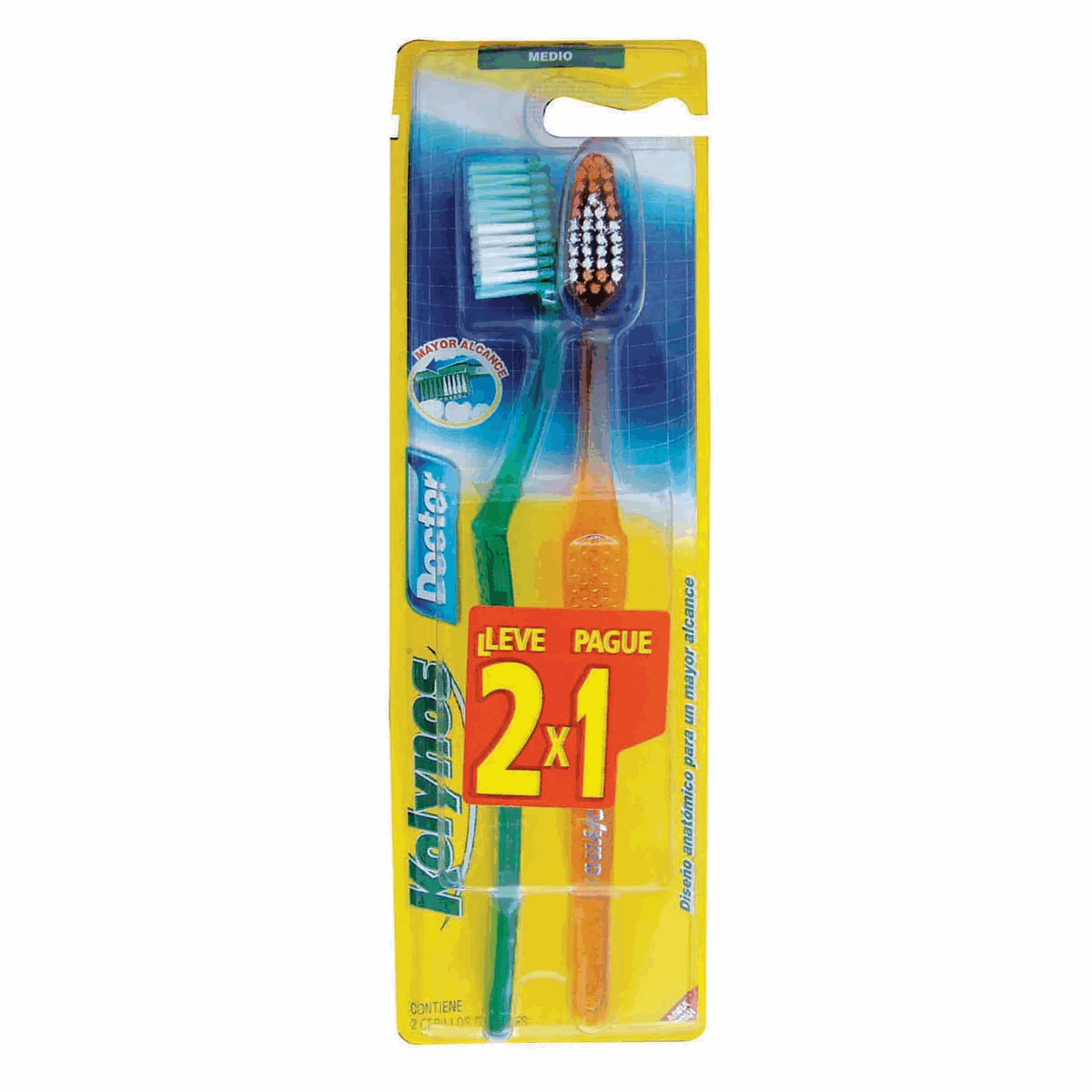 CEPILLO DENTAL KOLYNOS DOCTOR 2x1