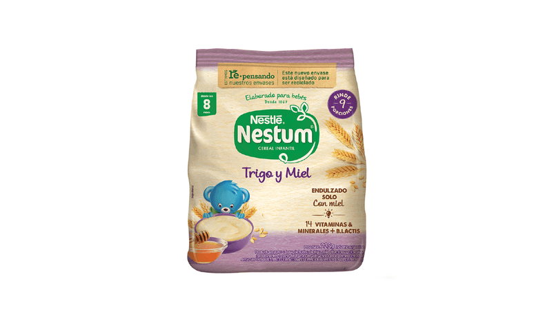 CEREAL INFANTIL NESTUM TRIGO Y MIEL S/A 225G